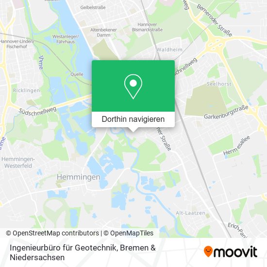 Ingenieurbüro für Geotechnik Karte