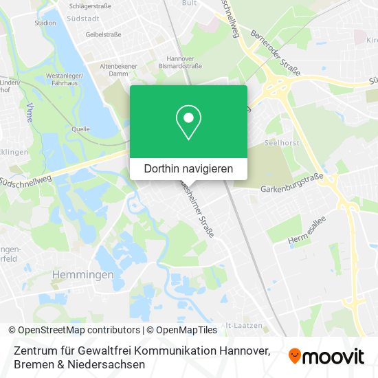 Zentrum für Gewaltfrei Kommunikation Hannover Karte