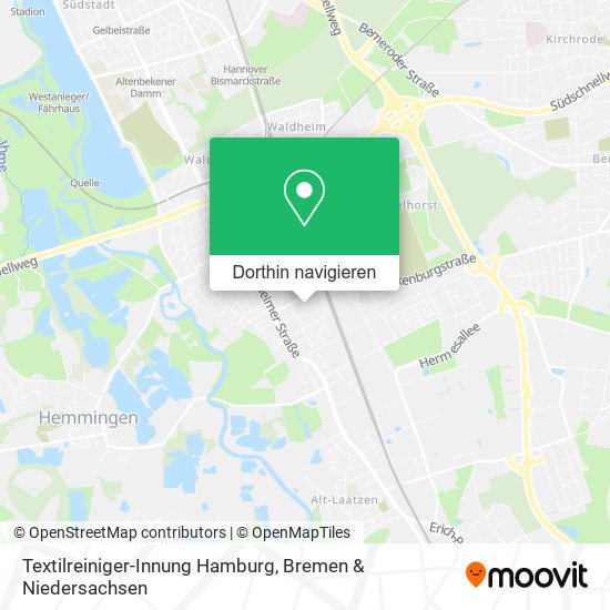 Textilreiniger-Innung Hamburg Karte