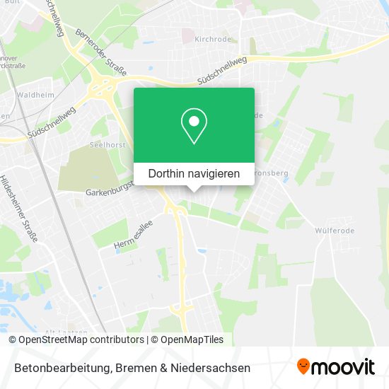 Betonbearbeitung Karte