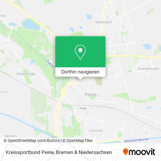 Kreissportbund Peine Karte