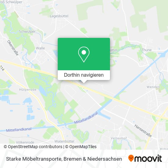 Starke Möbeltransporte Karte