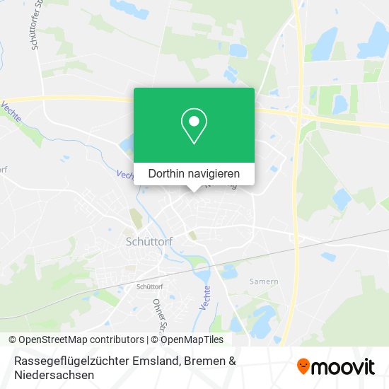 Rassegeflügelzüchter Emsland Karte