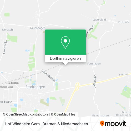 Hof Windheim Gem. Karte
