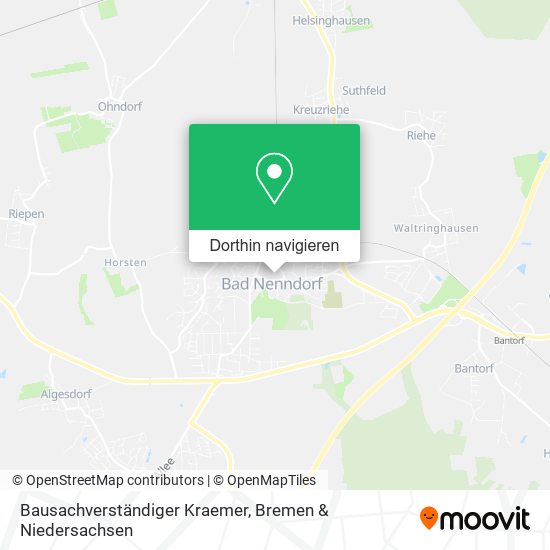Bausachverständiger Kraemer Karte