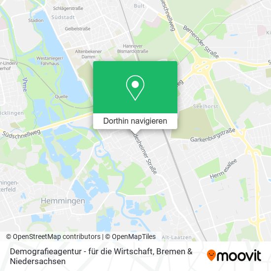 Demografieagentur - für die Wirtschaft Karte