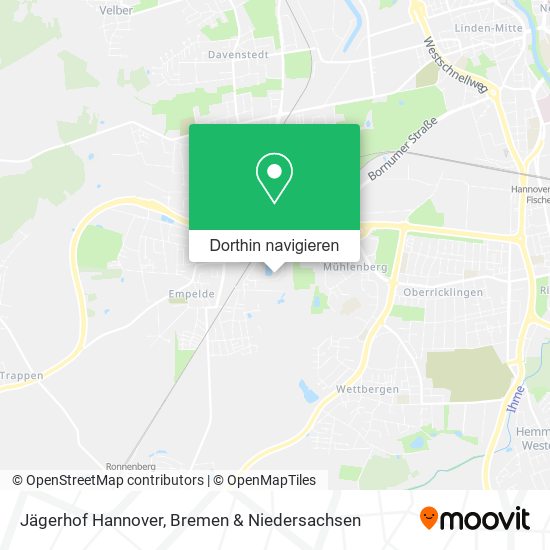 Jägerhof Hannover Karte