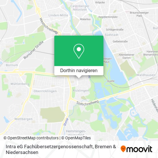 Intra eG Fachübersetzergenossenschaft Karte