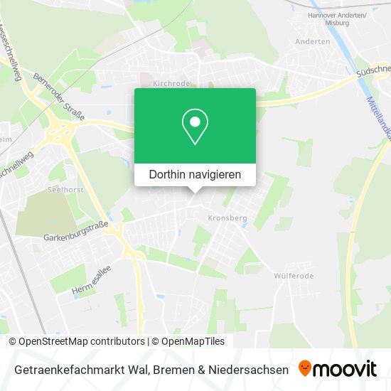 Getraenkefachmarkt Wal Karte