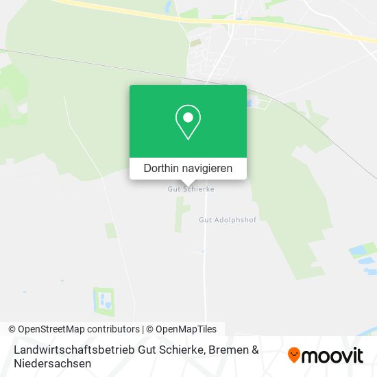 Landwirtschaftsbetrieb Gut Schierke Karte