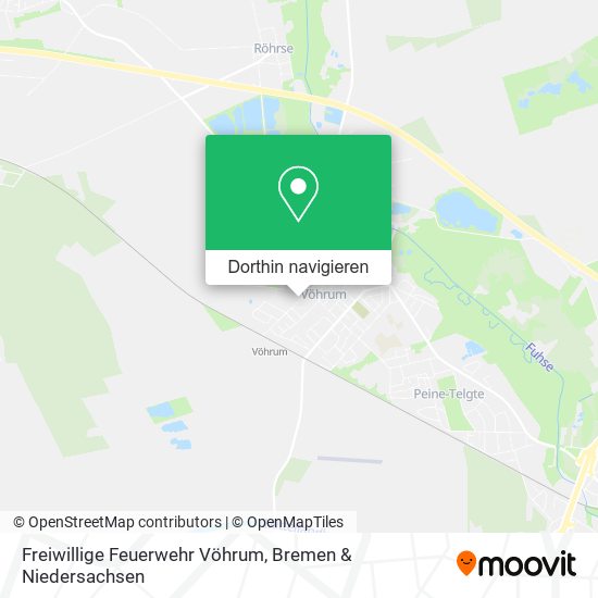 Freiwillige Feuerwehr Vöhrum Karte