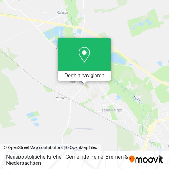 Neuapostolische Kirche - Gemeinde Peine Karte