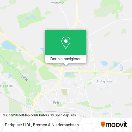 Parkplatz LIDL Karte