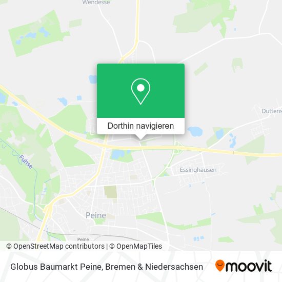 Globus Baumarkt Peine Karte