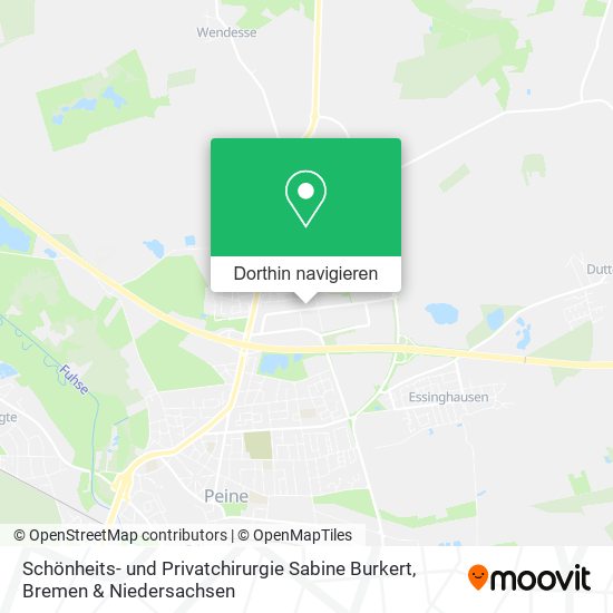 Schönheits- und Privatchirurgie Sabine Burkert Karte
