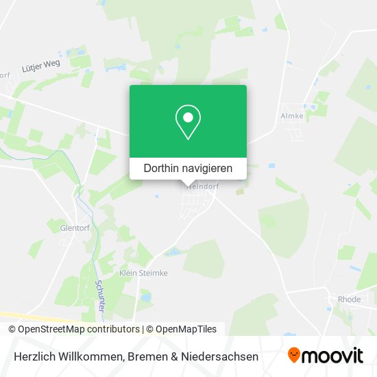 Herzlich Willkommen Karte