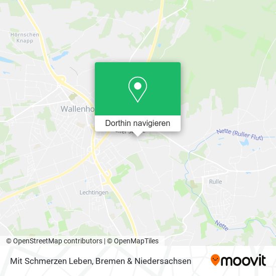 Mit Schmerzen Leben Karte