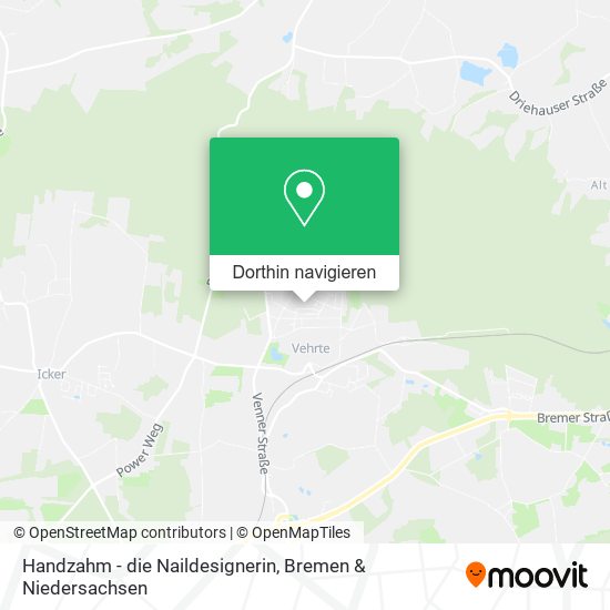 Handzahm - die Naildesignerin Karte