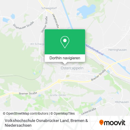 Volkshochschule Osnabrücker Land Karte