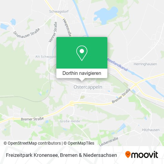 Freizeitpark Kronensee Karte