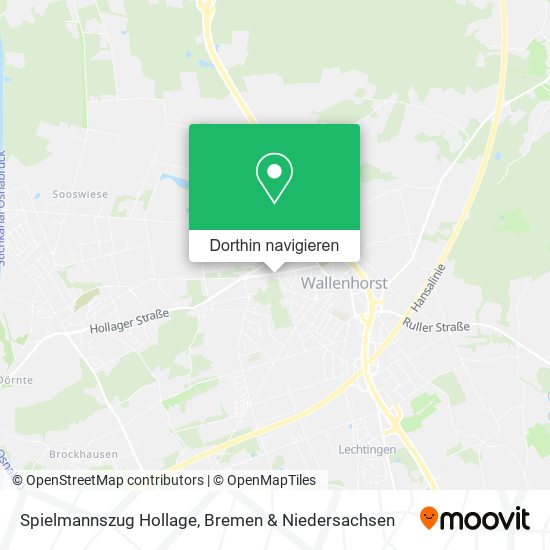Spielmannszug Hollage Karte