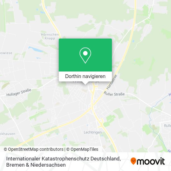 Internationaler Katastrophenschutz Deutschland Karte