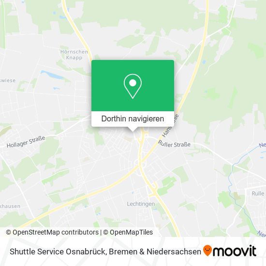 Shuttle Service Osnabrück Karte