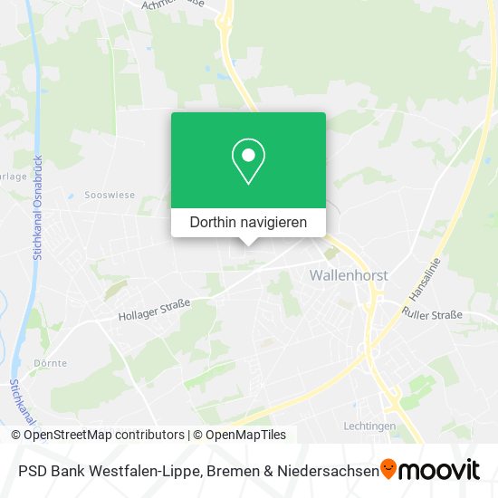 PSD Bank Westfalen-Lippe Karte