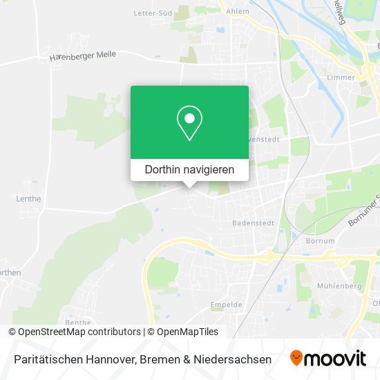 Paritätischen Hannover Karte