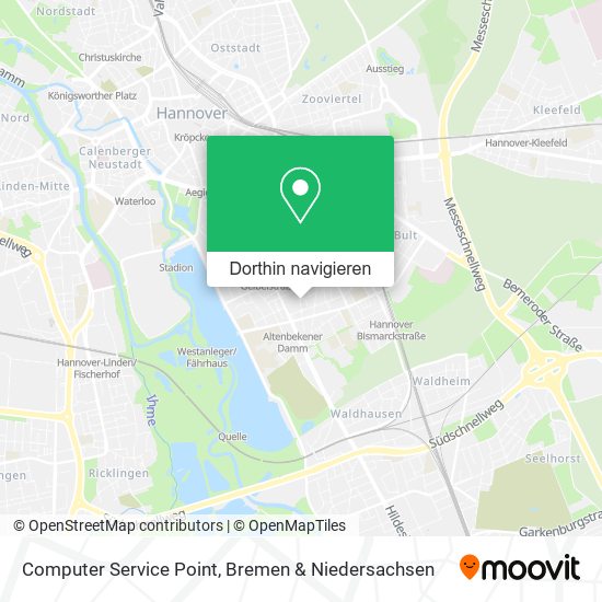 Computer Service Point Karte