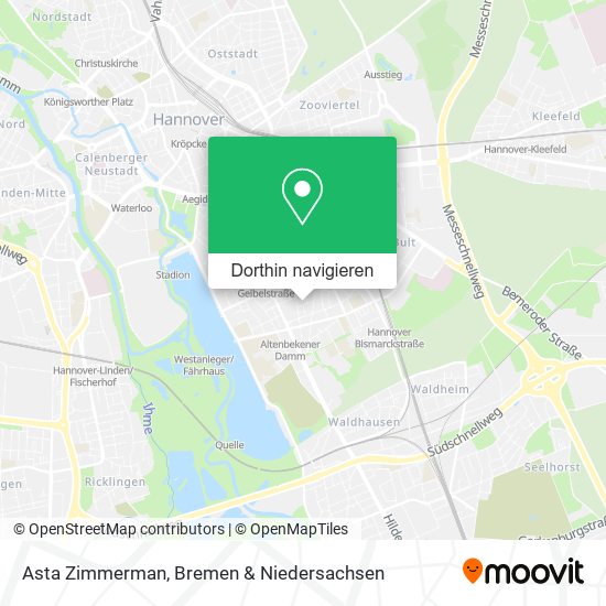 Asta Zimmerman Karte