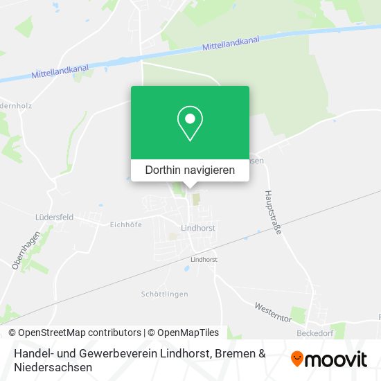 Handel- und Gewerbeverein Lindhorst Karte