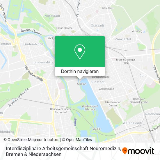 Interdisziplinäre Arbeitsgemeinschaft Neuromedizin Karte