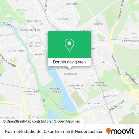 Kosmetikstudio de Dakar Karte
