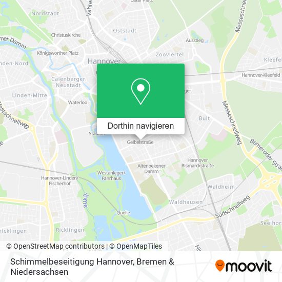 Schimmelbeseitigung Hannover Karte