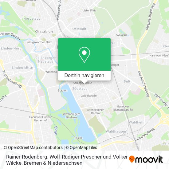 Rainer Rodenberg, Wolf-Rüdiger Prescher und Volker Wilcke Karte