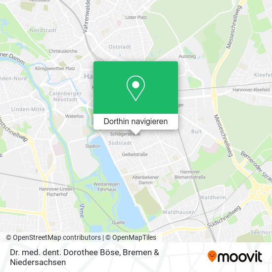 Dr. med. dent. Dorothee Böse Karte