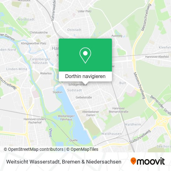 Weitsicht Wasserstadt Karte