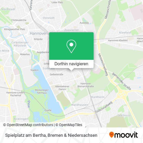 Spielplatz am Bertha Karte