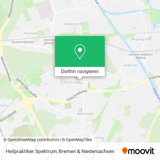 Heilpraktiker Spektrum Karte