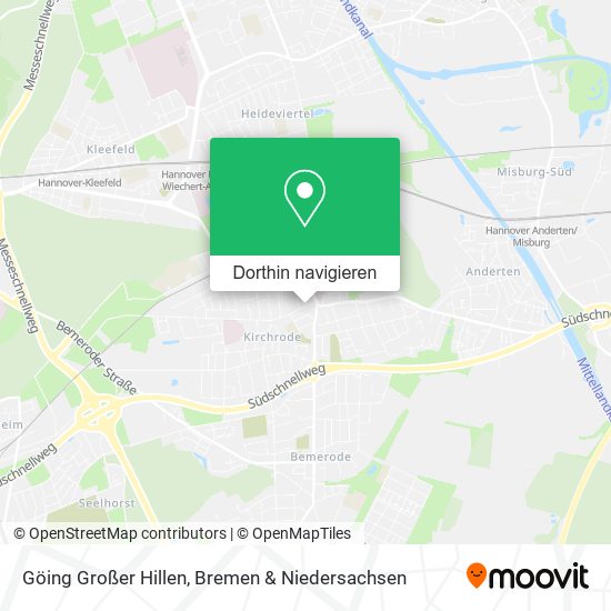 Göing Großer Hillen Karte