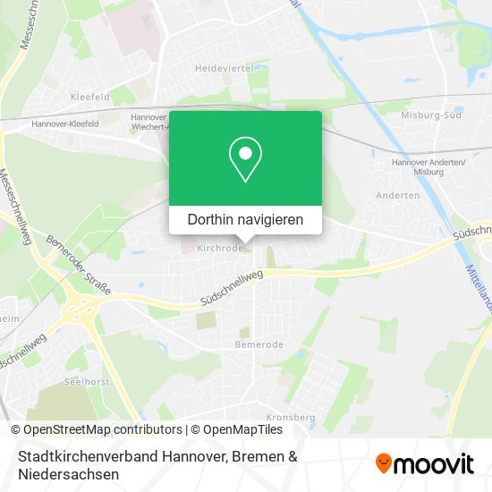 Stadtkirchenverband Hannover Karte