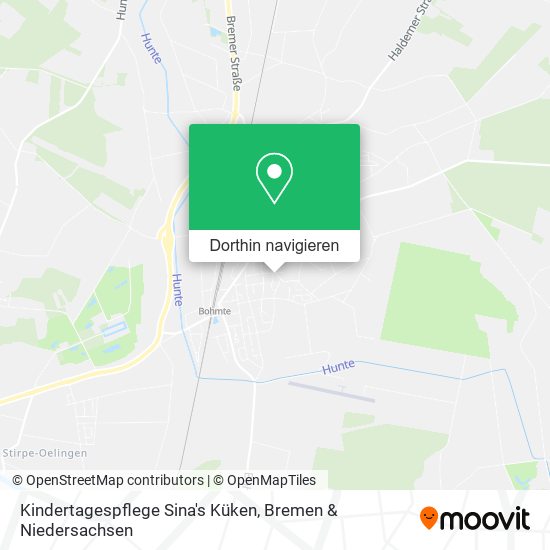 Kindertagespflege Sina's Küken Karte