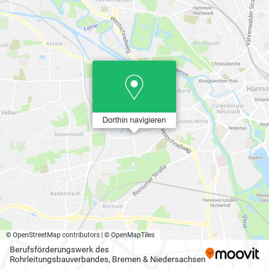 Berufsförderungswerk des Rohrleitungsbauverbandes Karte
