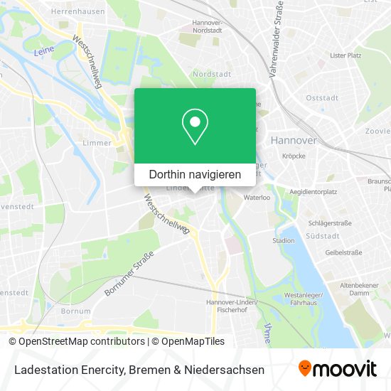 Ladestation Enercity Karte