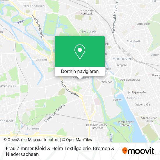 Frau Zimmer Kleid & Heim Textilgalerie Karte