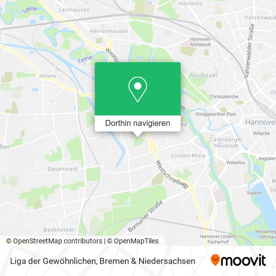 Liga der Gewöhnlichen Karte