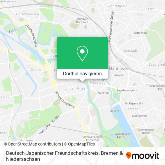 Deutsch-Japanischer Freundschaftskreis Karte