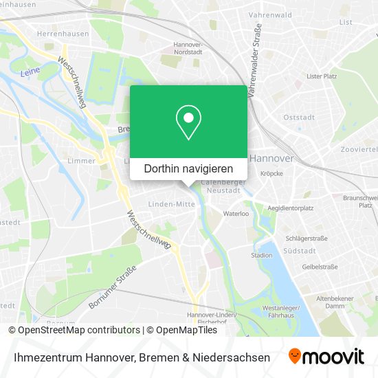 Ihmezentrum Hannover Karte