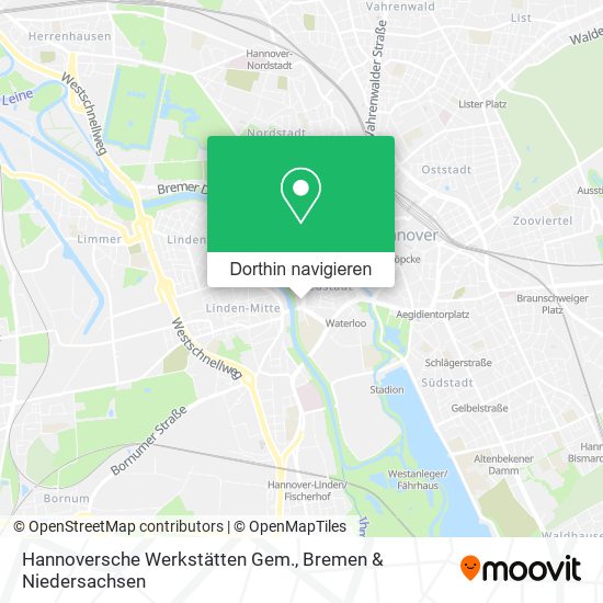Hannoversche Werkstätten Gem. Karte